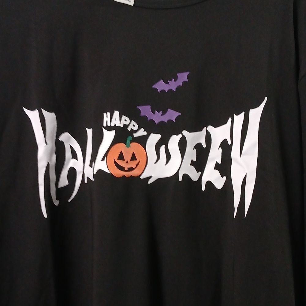 Halloween Pumpkin Pajama Set Jack o Lantern Print Sz XXL NIP - Picture 4 of 12